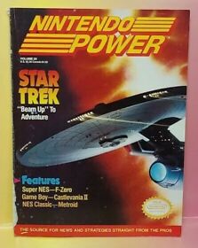 NES SNES N64 Nintendo Power ISSUE Star Trek F-Zero Metroid VOLUMEN 29 REVISTA