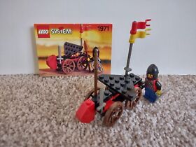 Vintage LEGO Castle Black Knights Battering Ram (1971) Rare Complete