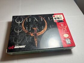 Sealed Quake Nintendo 64 N64 Factory V-Seam Midway Not WATA CGC VGA VERY RARE