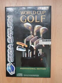 World Cup Golf Professional Edition für SEGA Saturn + OVP mit Anleitung US Gold