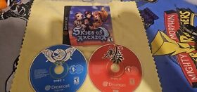 skies of arcadia dreamcast Disc 1,2 & Manual Only