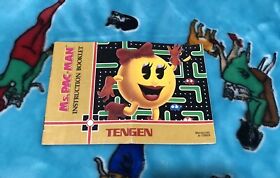 Nintendo NES Video Game Instruction Manual Ms. Pac-Man (Tengen)