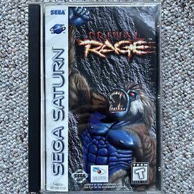 Primal Rage Sega Saturn Complete w/ Case, Manual, RARE Phone Card & Game