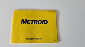 Notice Manual Metroid Classic Series Yellow Label NES Nintendo Rare
