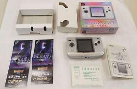 NeoGeo Pocket Color Platinum Silver Console SNK Working Tested Japan NEOP51010