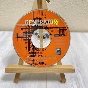 Sega Dreamcast Generator Vol. 1  Demo Disc Only NO SLIP COVER DISC ONLY!