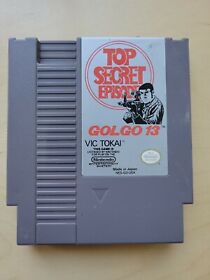 *AUTHENTIC* NES Golgo 13: Top Secret Episode, 1988 *CART ONLY*TESTED*