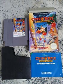 Nes Game Nintendo Chip N Dale Rescue Rangers **rare** Used Boxed