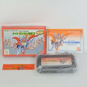 KNIGHT GUNDAM STORY 3 SD Gundam Famicom Nintendo 255 fc