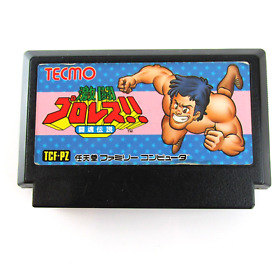 Gekitou Plores Pro Wrestling Toukon Densetsu Famicom NES Japón importación vendedor de EE. UU.