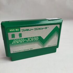 Mahjong pre-owned Nintendo Famicom NES Tested