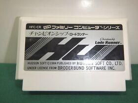 NES -- Championship Lode Runner -- Famicom. Japan Game. 10351
