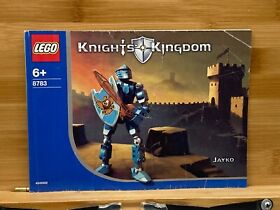 Lego 8783 - Castle - Knights Kingdom II - Jayko - 2004 MANUAL ONLY!!!