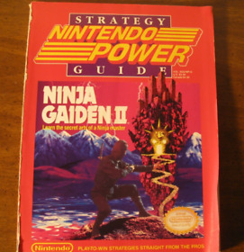Ninja Gaiden II 2 NES Nintendo Power Strategy Guide vol. SG2/NP15 With Poster