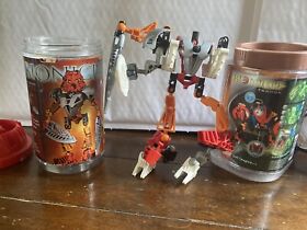 LEGO Bionicle Mixed Hero Figure Lot INCOMPLETE parts Pieces 8572 8563 8565