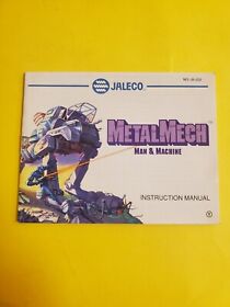Metal Mech Man & Machine Metalmech NES Nintendo Instruction Manual Only 