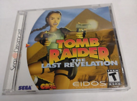 Tomb Raider: The Last Revelation (Sega Dreamcast, 2000) Complete with case & Ins