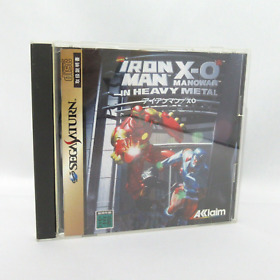 Iron Man / X-O manowar  with Case and Manual [Sega Saturn Japanese version]