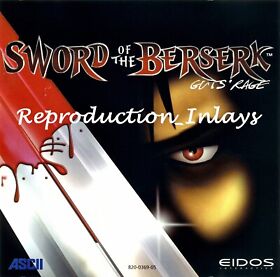 Sword of the Berserk Dreamcast Front Inlay (High Quality)