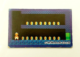 (Game Item) Menko, Famicom, Super Mario Bros, 1985, Retro, Amada, Card.