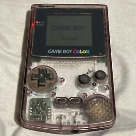 Nintendo GameBoy Color Handheld Game Console Atomic Purple - CGB-001 - *Read*