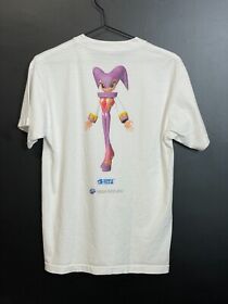 NiGHTS into Dreams Sega Saturn Sonic Team 2-sided white T-Shirt size S