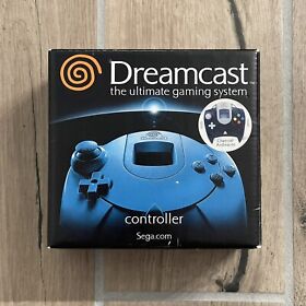 Sega Dreamcast Charcoal Controller Clear Black Smoke Complete CIB w/ VMU TESTED!