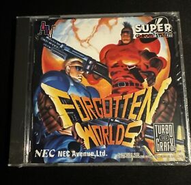 Forgotten Worlds Super-CD (USA) Turbografx TurboDuo PC-Engine Capcom Brand New!!