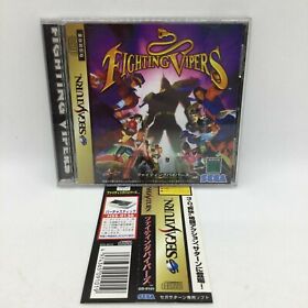 Fighting Vipers  with Case and Manual [Sega Saturn Japanese version]