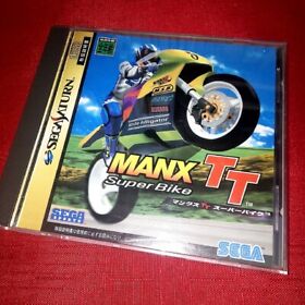 Manx TT Super Bike Sega Saturn SS Japanese Retro Game NTSC-J Used from Japan