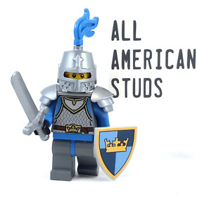LEGO Castle Crown Kings Lion Knight Minifigure Kingdoms 70402 Armor Plume 70404