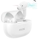 White Wireless Earbuds Bluetooth Headphones 4-Mic Brand New In Sealed Box