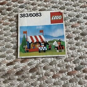 LEGO Classic Castle 383 6083 Knight's Tournament - Manual Only-