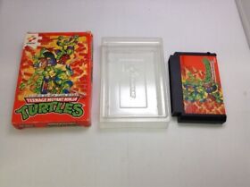 Mutant Ninja Turtles Famicom software manual missing Japanese JP free shipping 