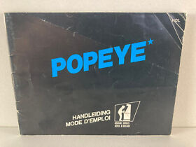 Nes Manual Popeye HOL - Nintendo NES