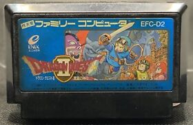 Nintendo Famicom Enix : Dragon Quest 2 FC NES EFC-D2 (Aussie Stock)