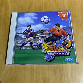 JAPANESE Sega Dreamcast NTSC J - Virtua Striker 2000 2 - Reg Card