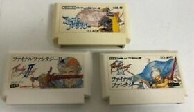 Nintendo Famicom Final Fantasy I II III set FF 1 2 3 Japan FC NES