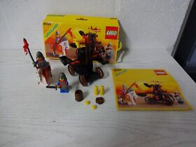 Old Lego Castle Twin Arm Launcher 6039 100% complete+ instructions +box 1988!