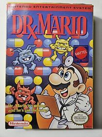Nintendo NES Dr. Mario Complete in Box Pre-owned Tested+ Working