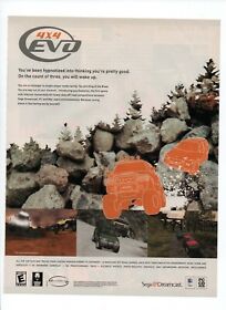 4X4 Evo Heavy Duty Off Road Racing 2000 Sega Dreamcast Video Game Print Ad