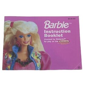 Barbie NES Game manual