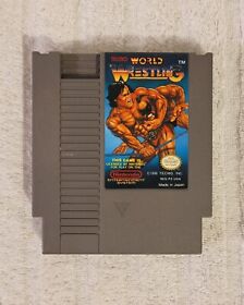 Tecmo World Wrestling (1990) NES(Nintendo Entertainment System) *TESTED