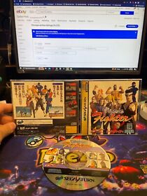 G3 Virtua Fighter Sega Saturn - Japan Region Title - USA Seller Complete!