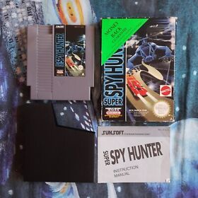 Super Spy Hunter NES Nintendo Complete CIB Authentic Rare Manual Insert Game PAL