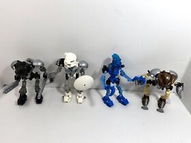 LEGO Bionicle LOT:  Onua Nuva 8566 + Pohatu 8568 + Kopaka 8571 + Gali 8533