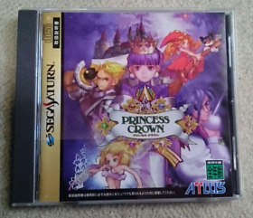 Princess Crown Sega Saturn SS Atlus Role Playing Game 1997 [Excellent]