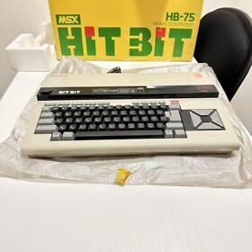 SONY MSX HB-75  HIT BIT HOME COMPUTER with Box Tested