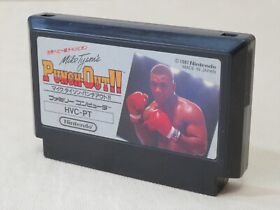 Famicom Nintendo Punch out Mike Tyson FC NES game tested authentic Japan soft JP