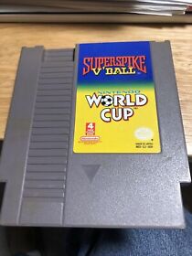 Super Spike V'Ball/Nintendo World Cup (NES Nintendo) Authentic Vintage 1990